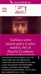 Mobile Screenshot of institut-art-beaute-lambesc.fr